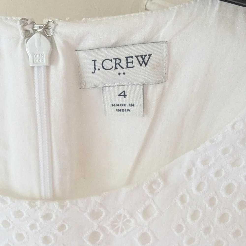 J. Crew‎ | White Eyelet Dress